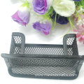 Creative office desktop metal wire mesh card holder